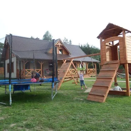 Апартаменты Dom Drewniany Na Kaszubach, Rzeka, Las, Pola, Niedaleko Jeziora *