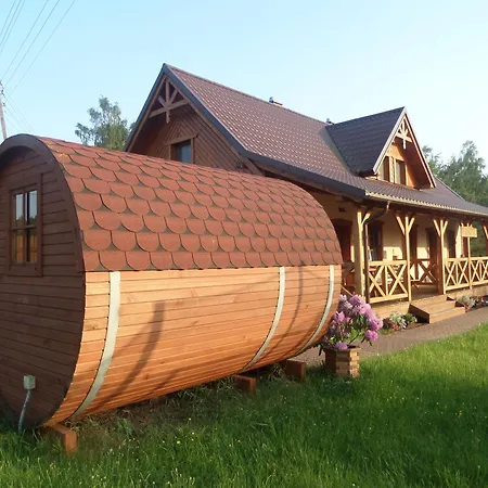 Апартаменты Dom Drewniany Na Kaszubach, Rzeka, Las, Pola, Niedaleko Jeziora Nowa Kiszewa