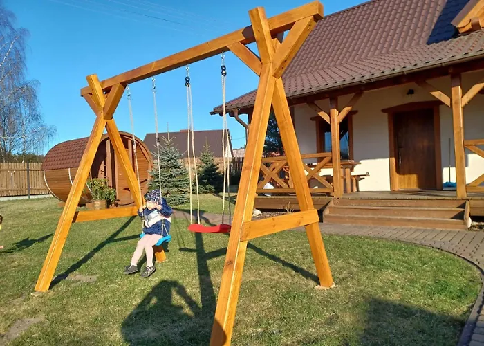 Dom Drewniany Na Kaszubach, Rzeka, Las, Pola, Niedaleko Jeziora Lägenhet *