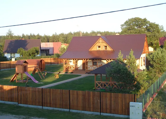 Dom Drewniany Na Kaszubach, Rzeka, Las, Pola, Niedaleko Jeziora * Nowa Kiszewa