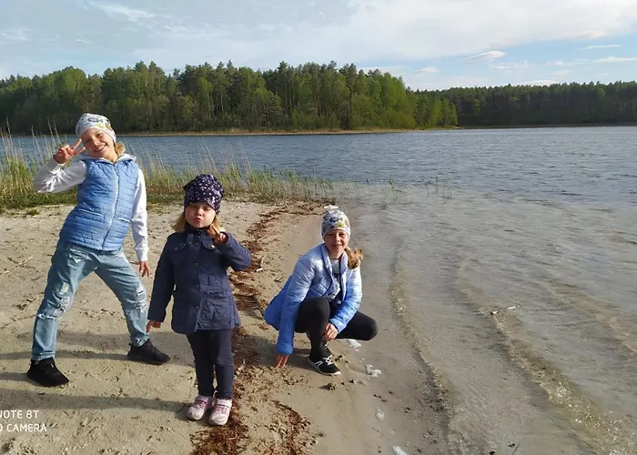 Dom Drewniany Na Kaszubach, Rzeka, Las, Pola, Niedaleko Jeziora Lägenhet *